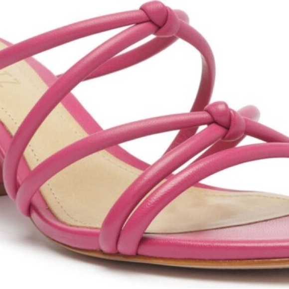 SCHUTZ Pink Princey Strappy Sandal New No Box Size 7.5 B (No Box) - Picture 9 of 12